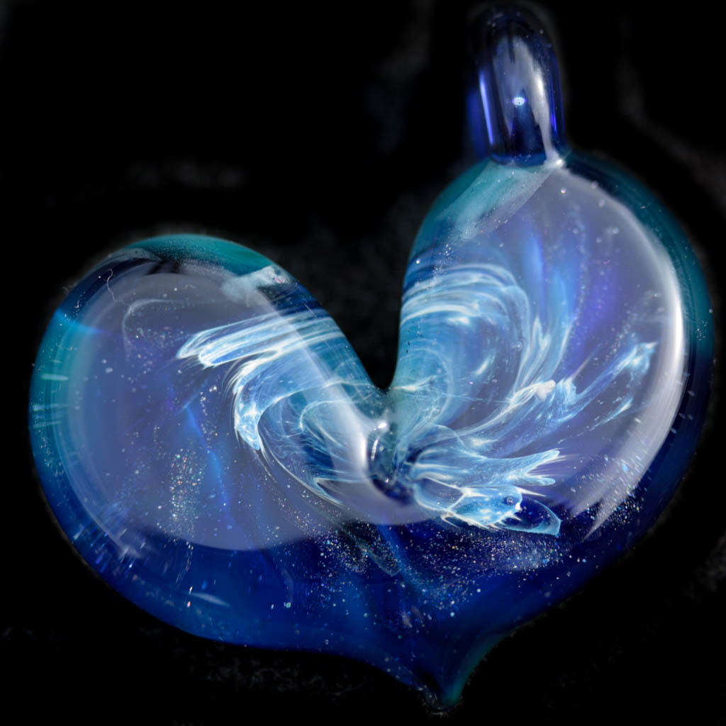 Blue Sparkle Heart