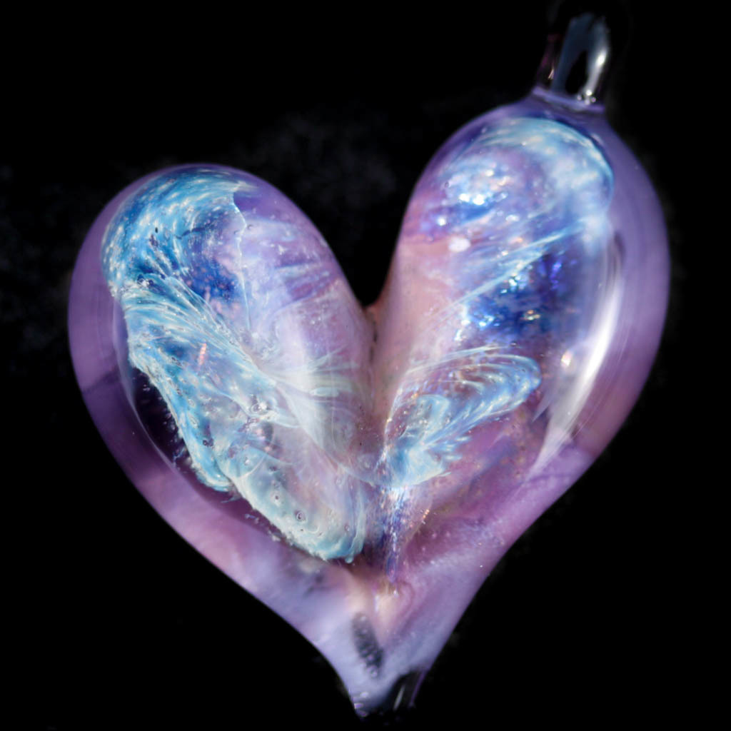 Purple Heart Pendant