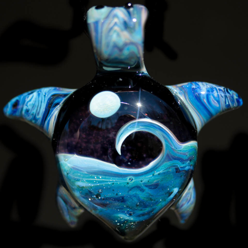 Midnight Ocean Wave Sea Turtle