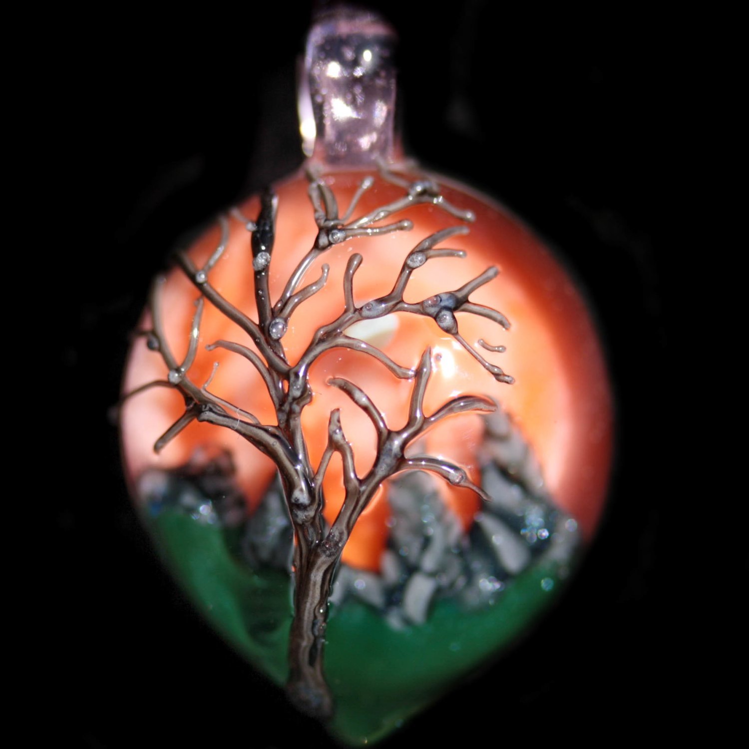 Peachy Keen Sunset Tree