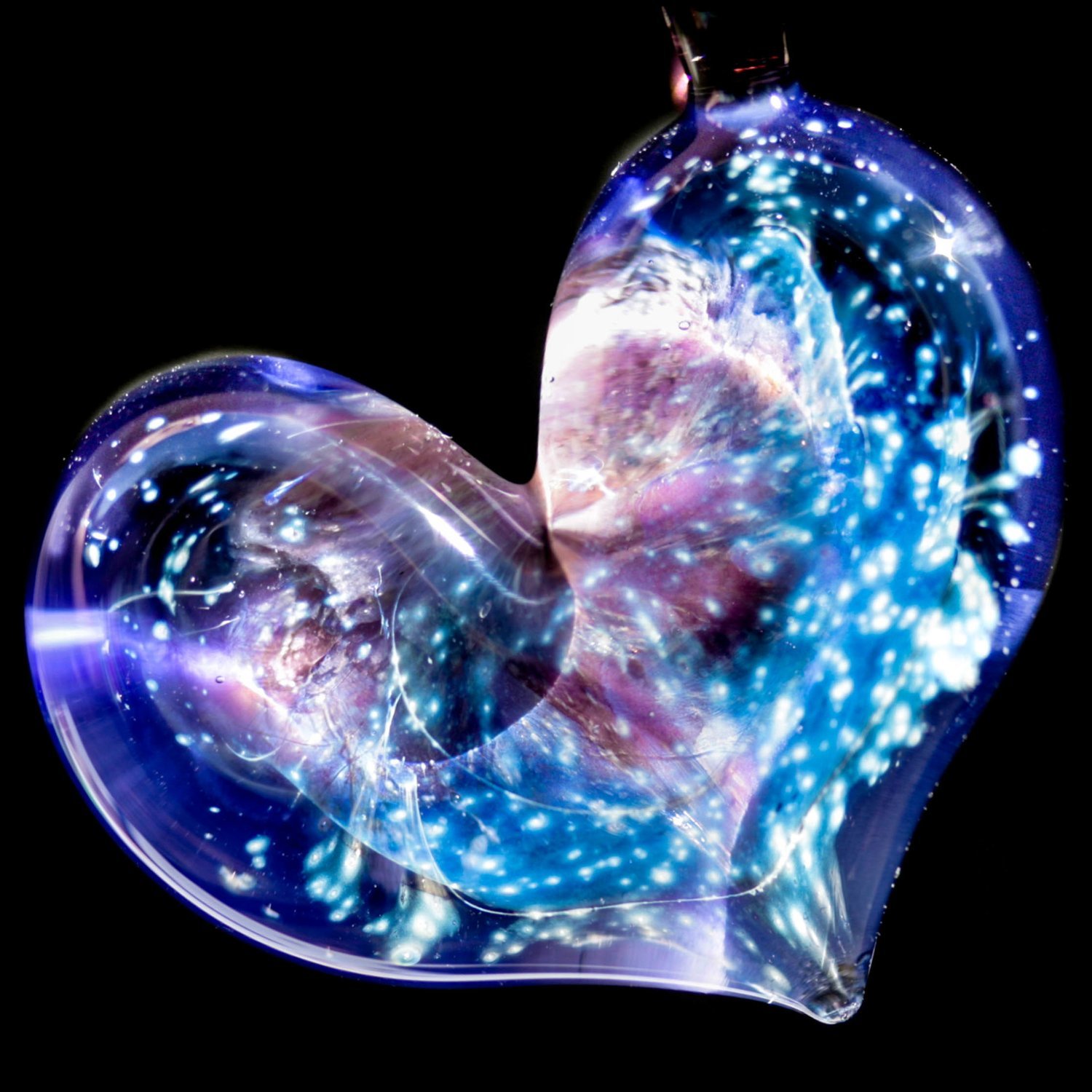 Purple Space Heart