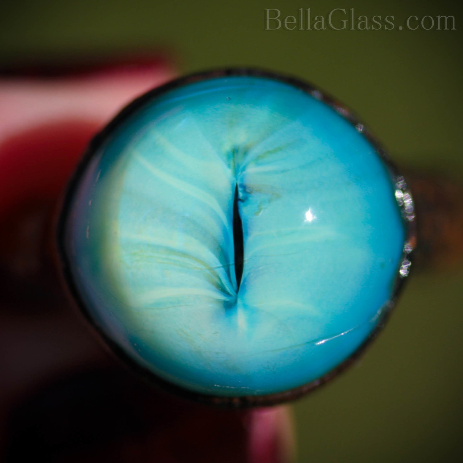 Dragon&#39;s Eye Copper Ring - Size 6.25
