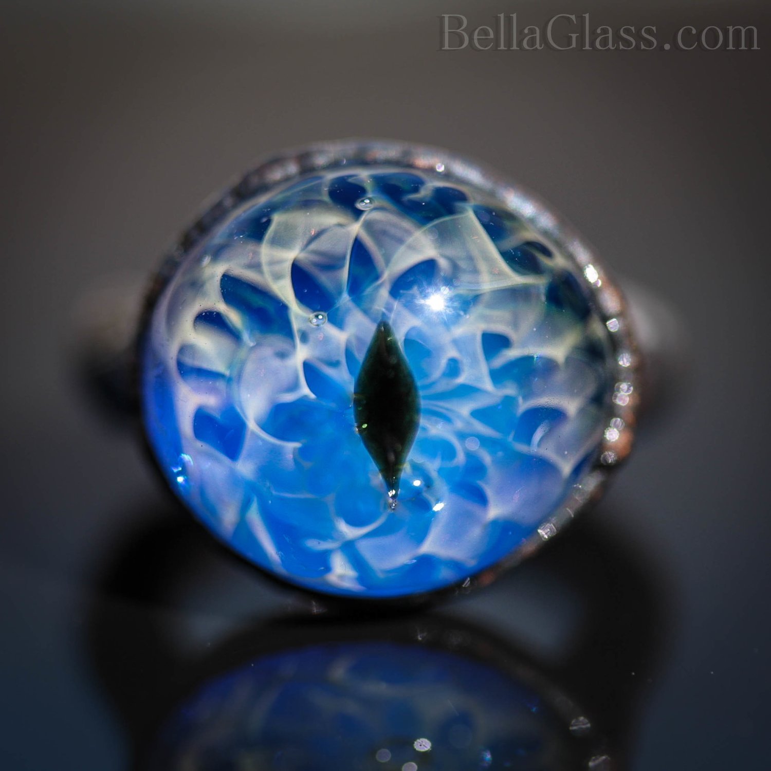 Dragon&#39;s Eye Copper Ring - Size 4.5