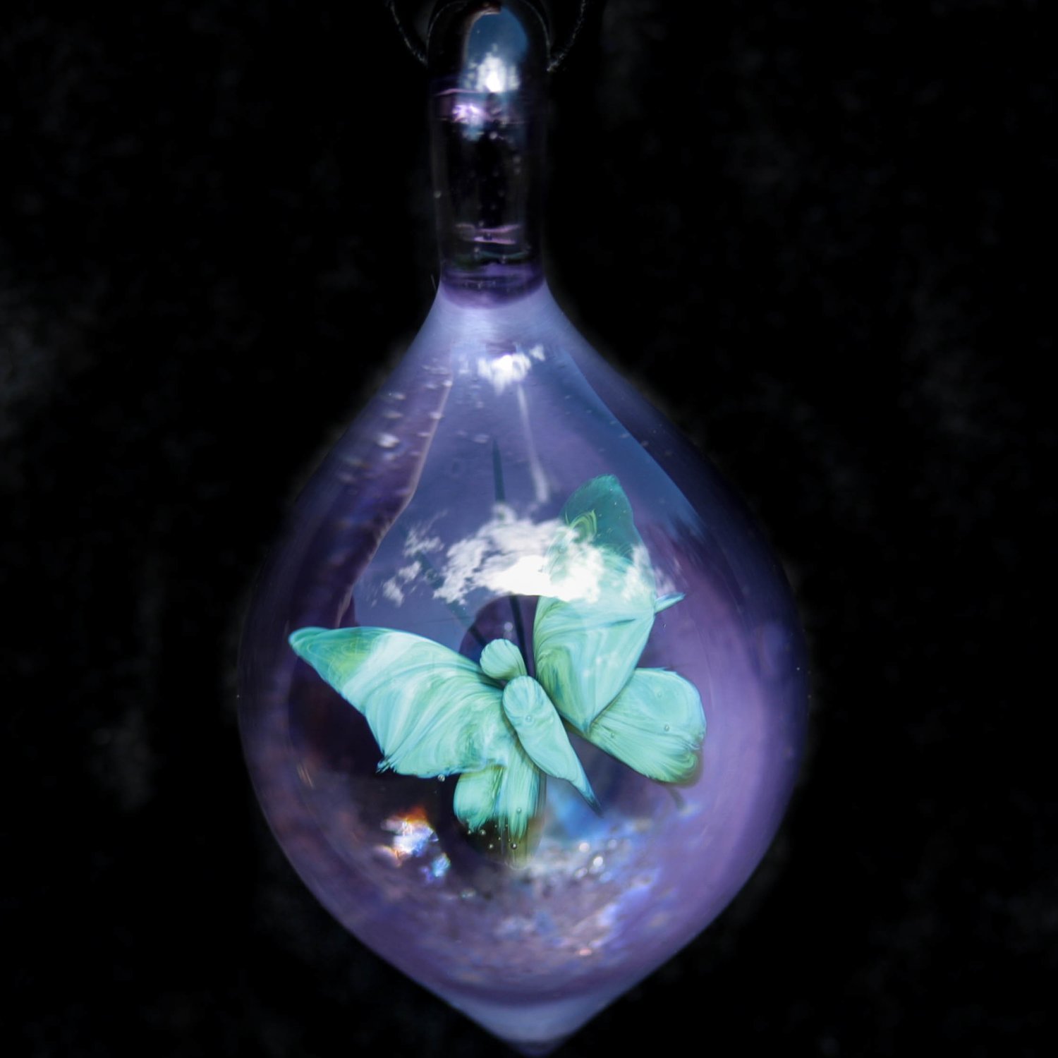 Butterfly over Deep Purple