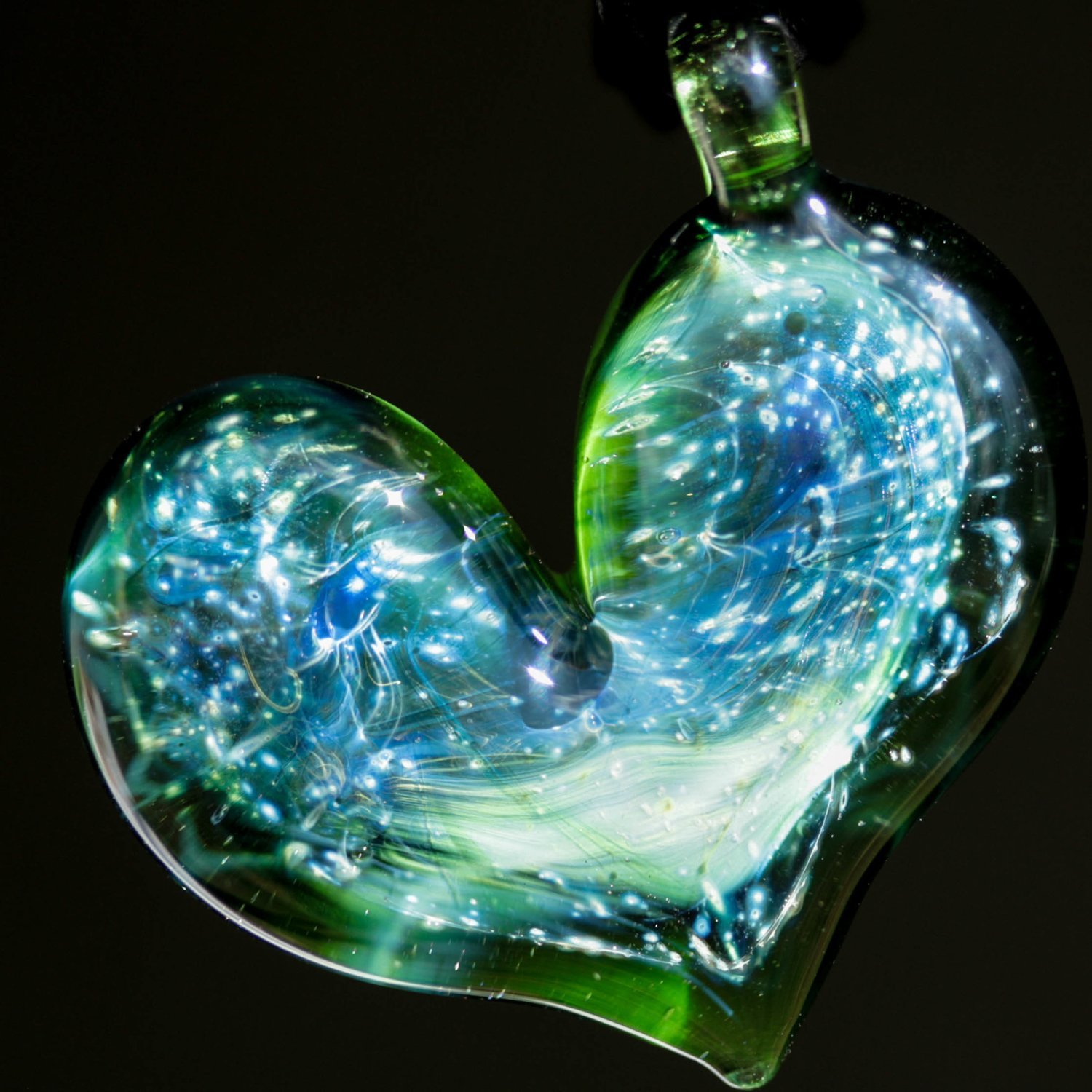 Spacey Green Heart