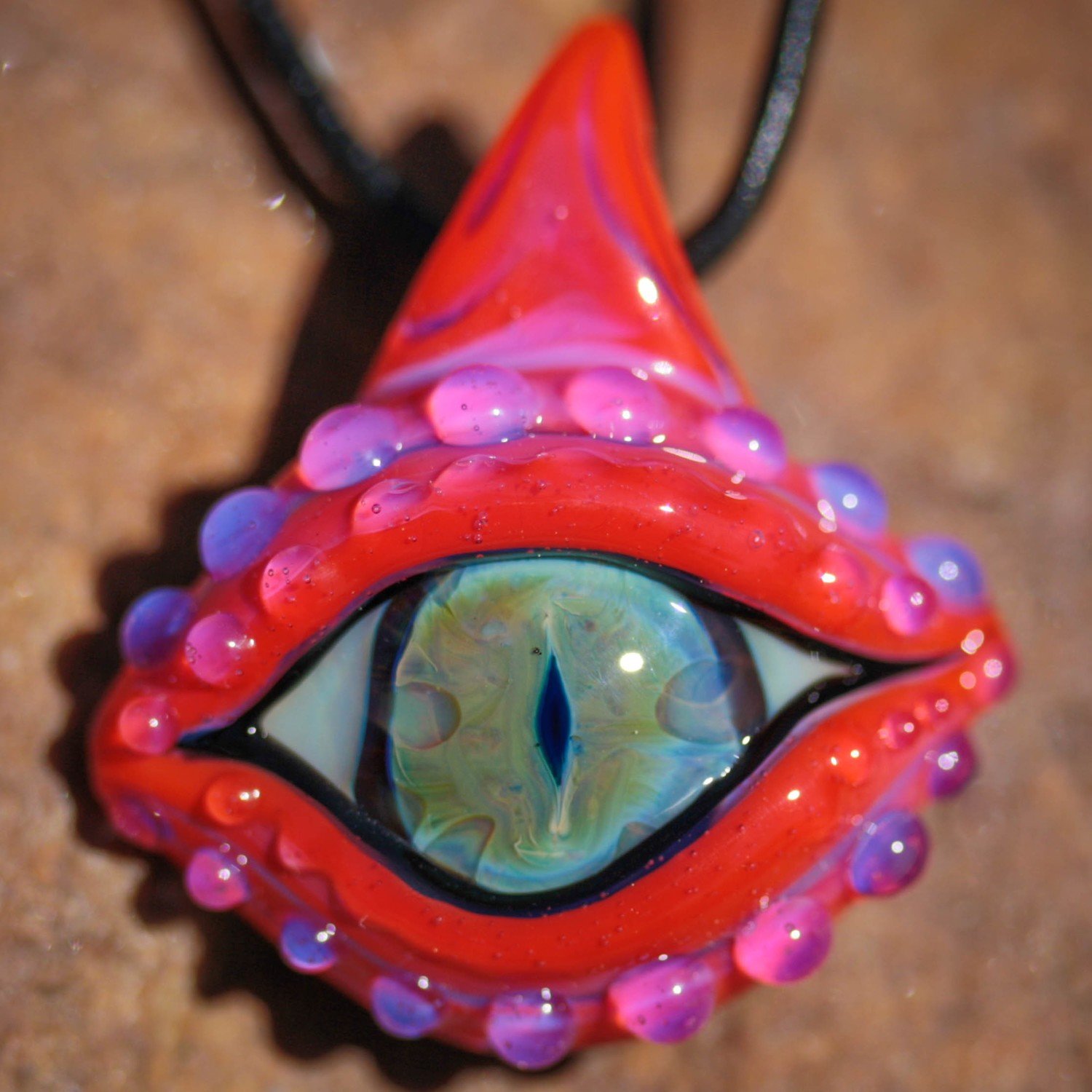 Hot Coral Dragon Eye