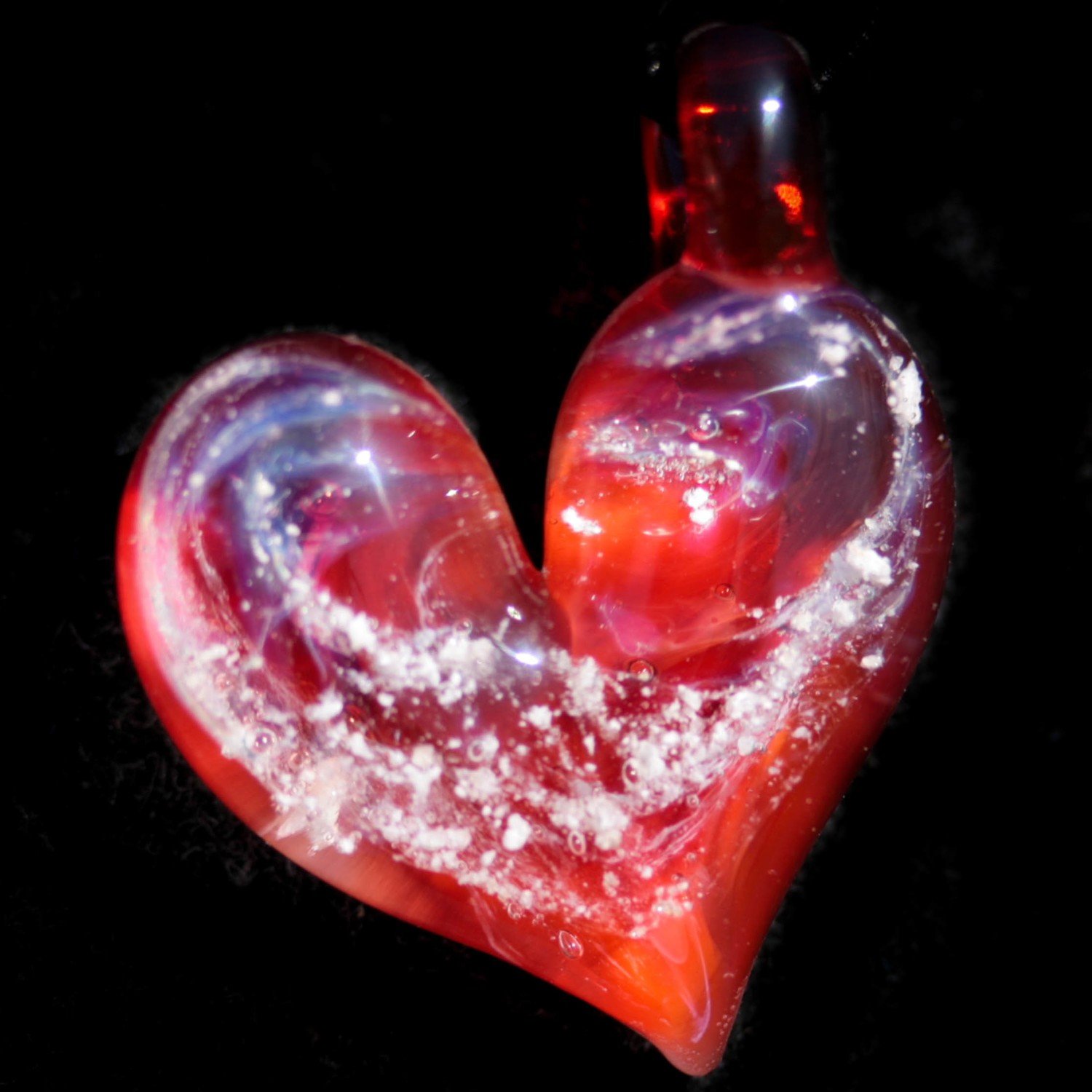 Garnet Space Heart