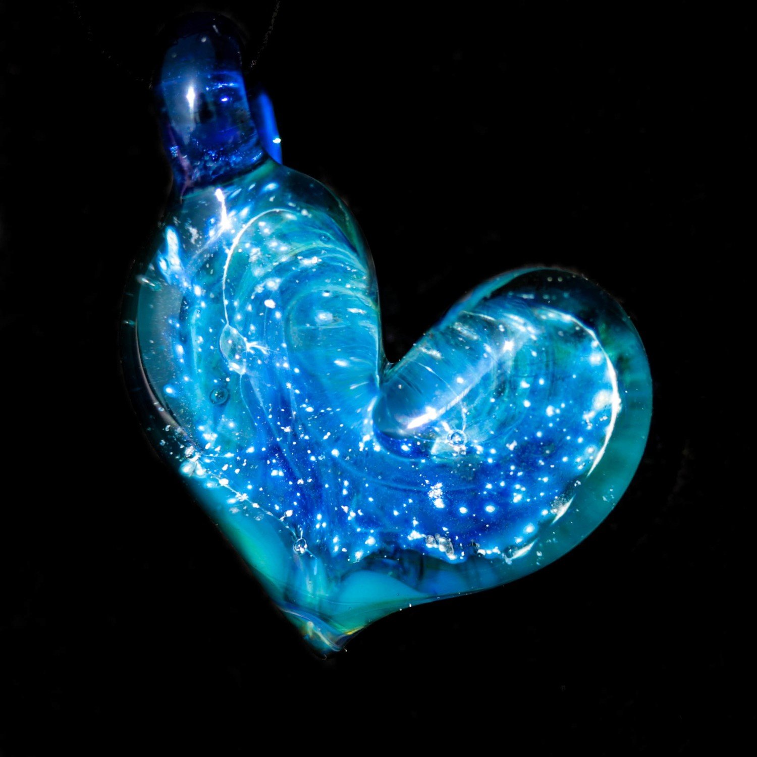 Blue Nebula Heart