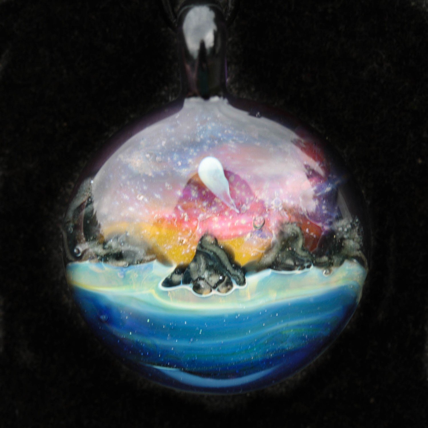 Comet Ocean Scene