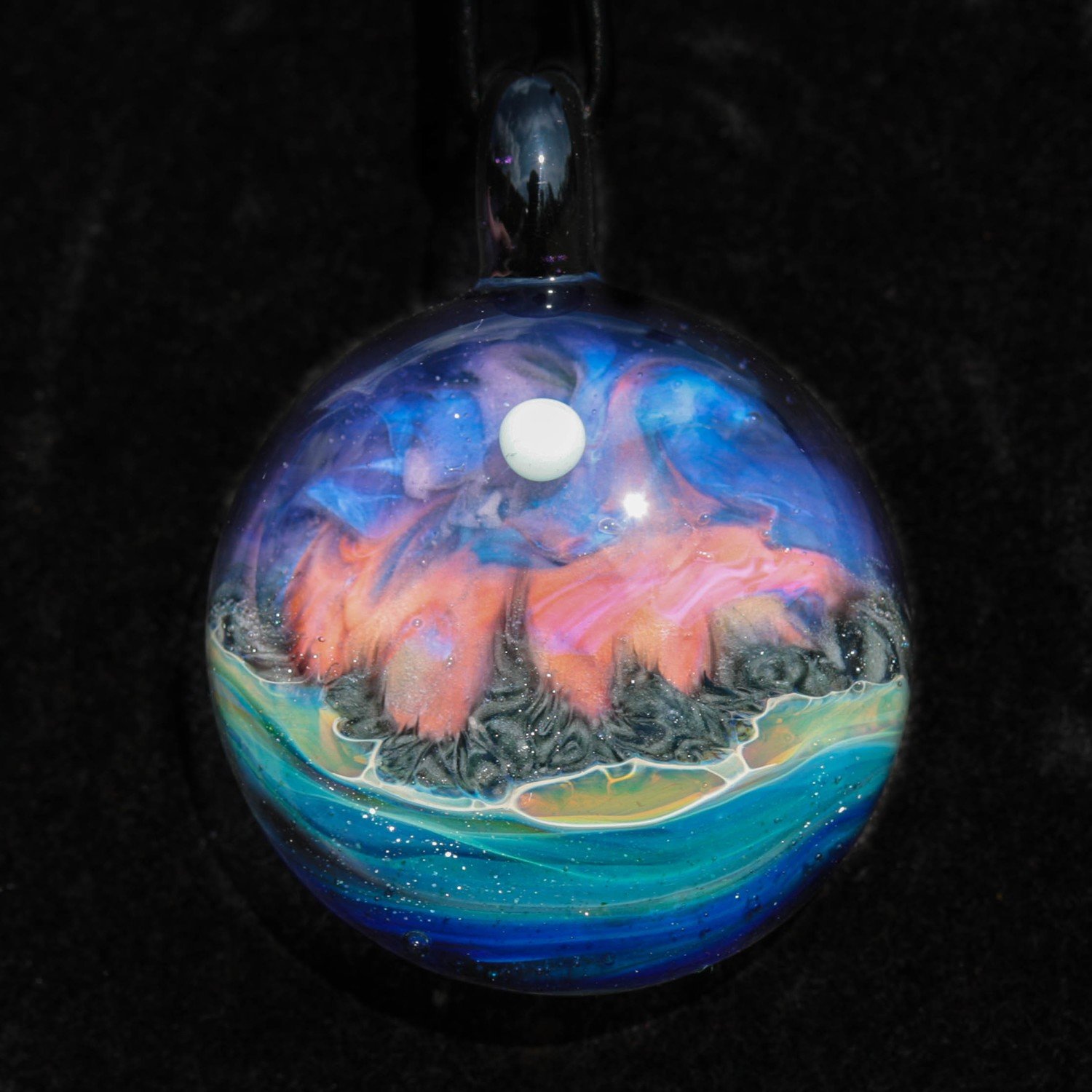 Unicorn Mountain Ocean Scene