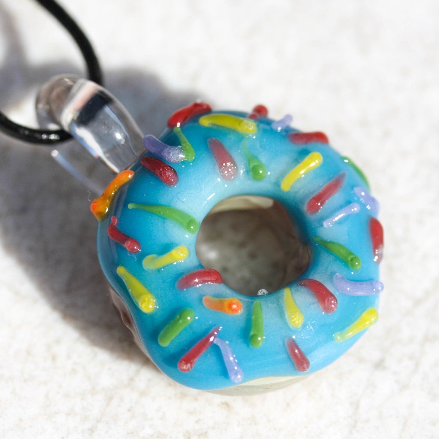 Blueberry Doughnut with Sprinkles
