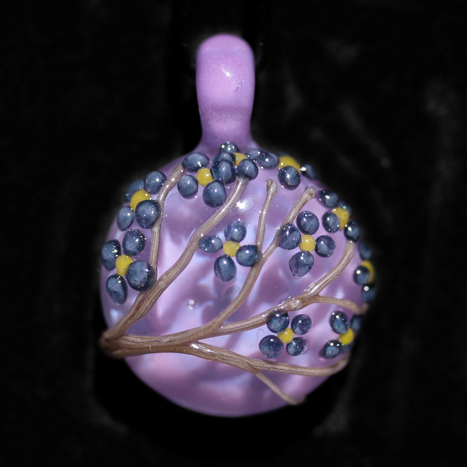 Purple Blooming Branch