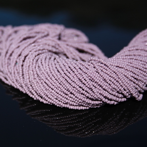 Spring Purple Beaded Necklace