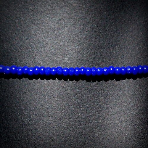 Cobalt Blue Beaded Necklace