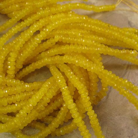 Yellow Jade Necklace
