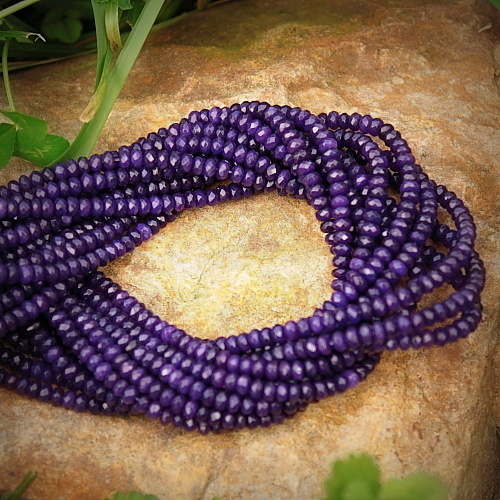 Dark Purple Jade Necklace