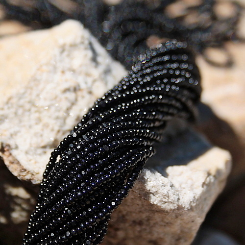 Black Beaded Necklace