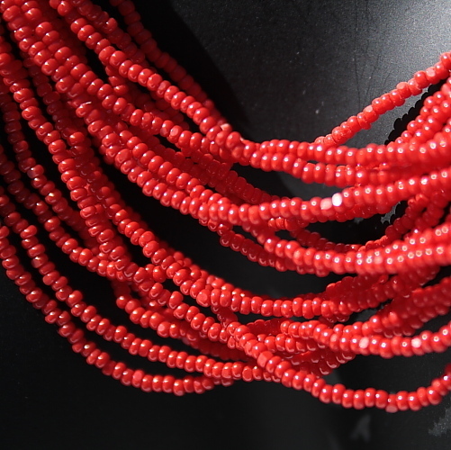 Red Beaded Necklace