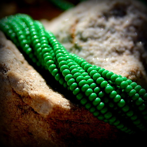 Green Beaded Necklace