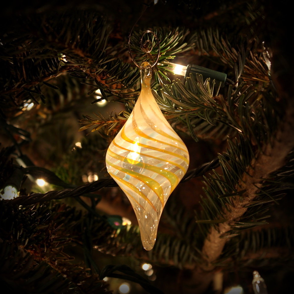 Silver Fumed Ornament
