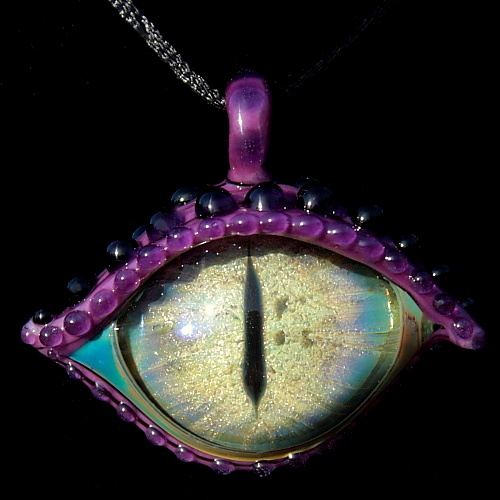 Velvet Dragon Eye Pendant