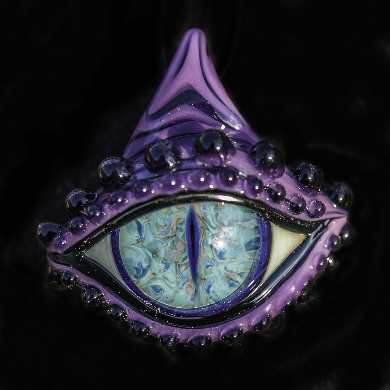 Aqua Purple Dragon Eye