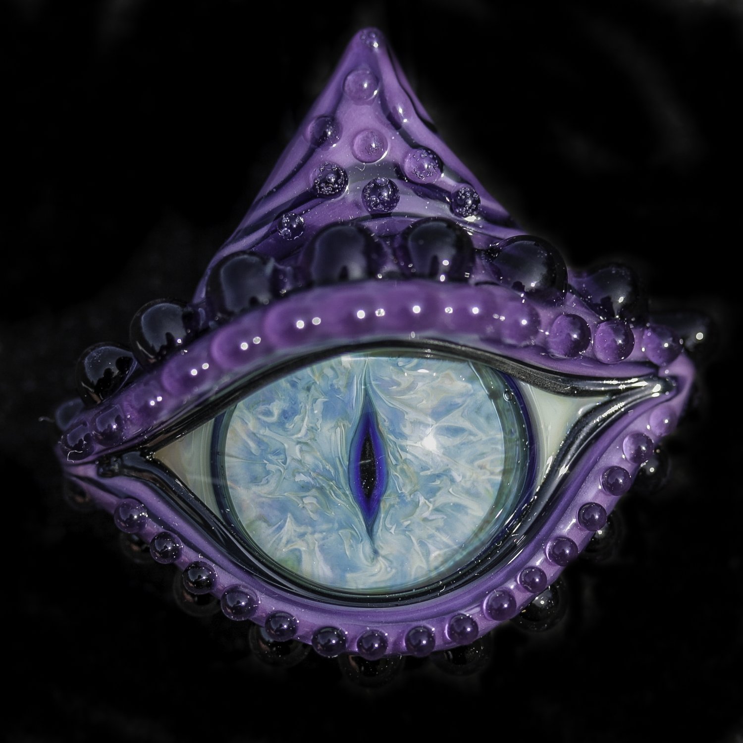 Aqua Purple Dragon Eye