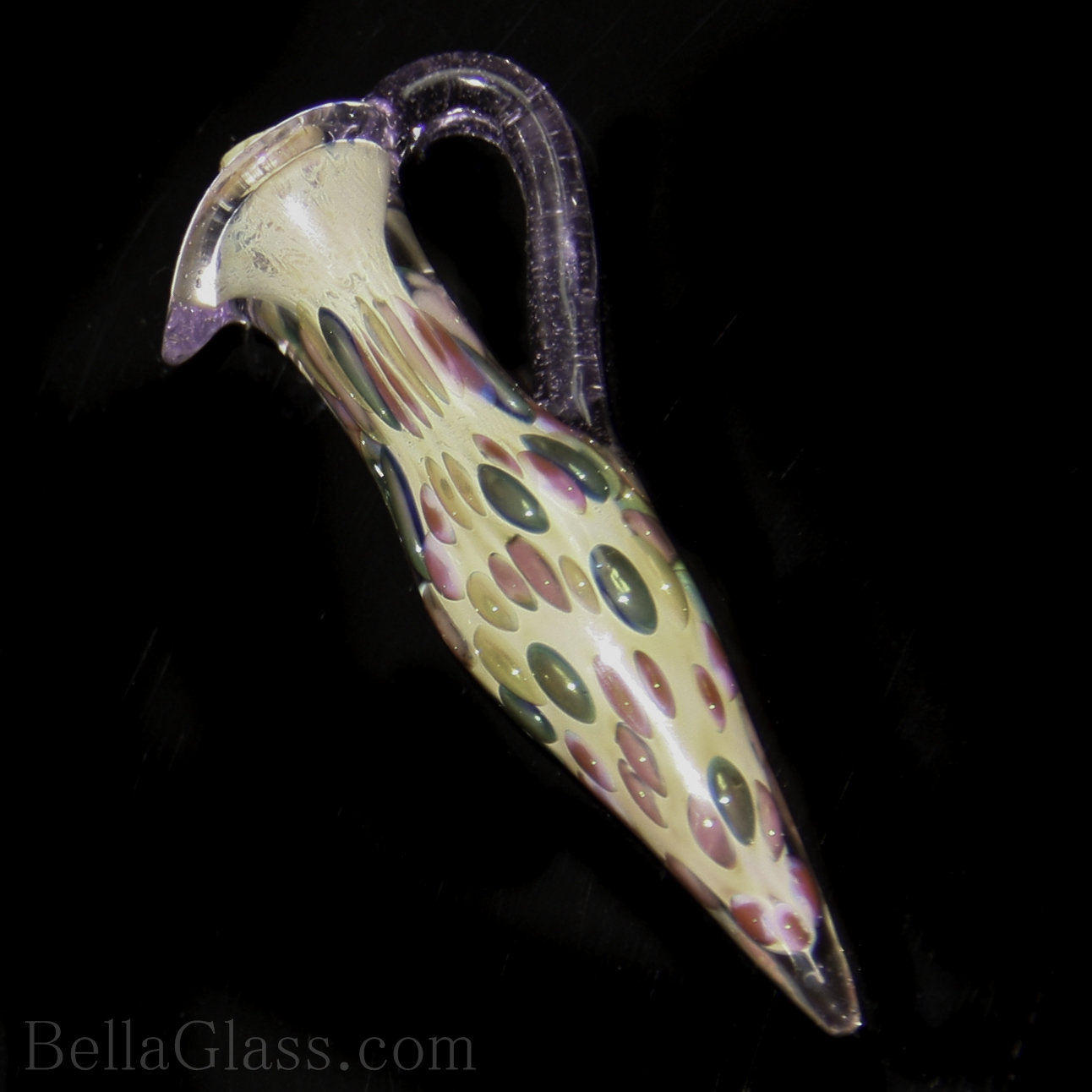 Pink and Green Bottle Pendant