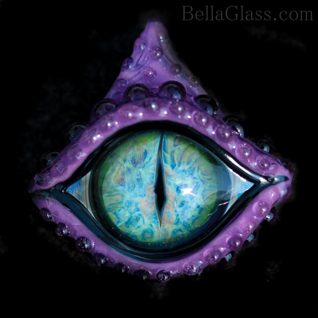 Aqua Purple Dragon Eye