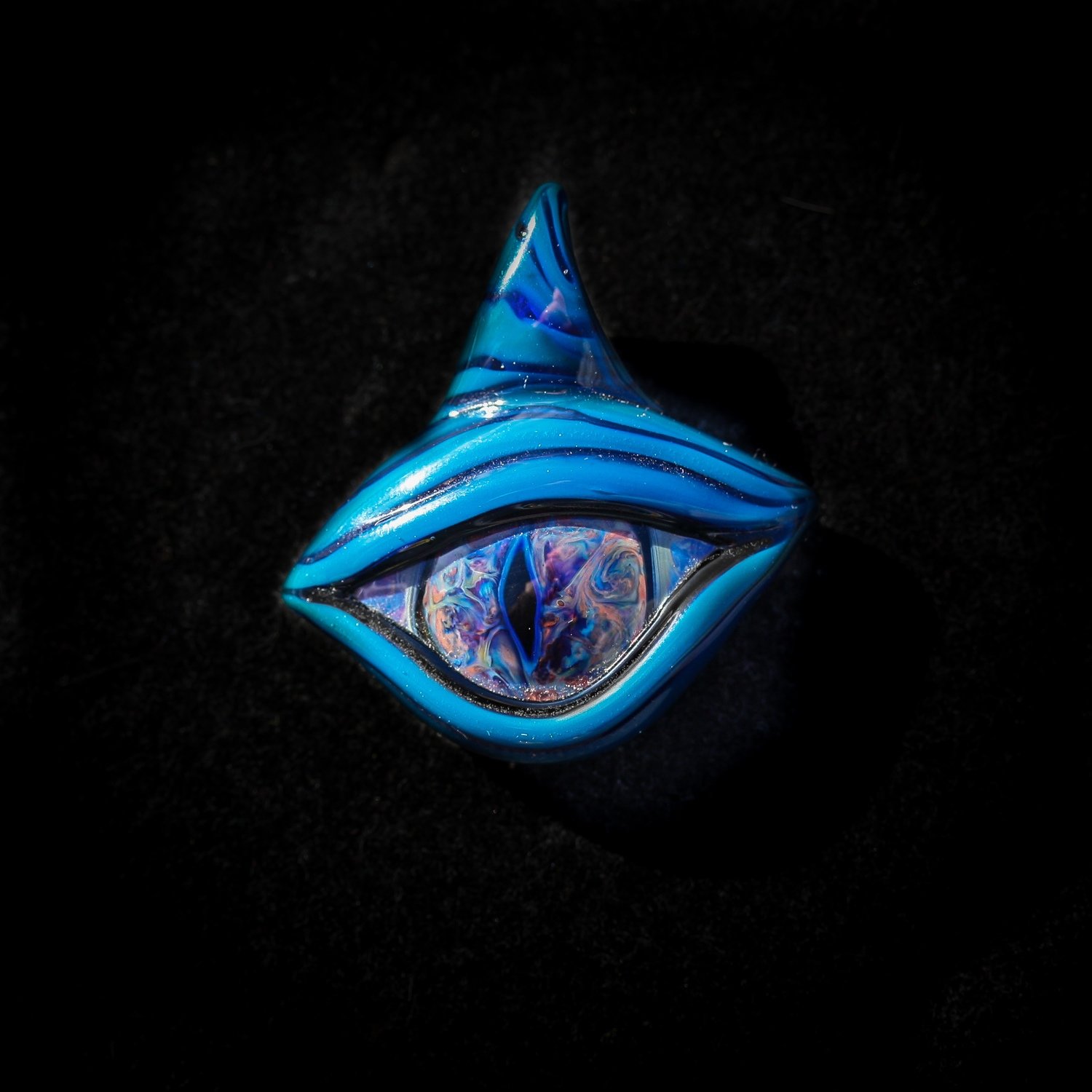 Dark Teal Dragon Eye