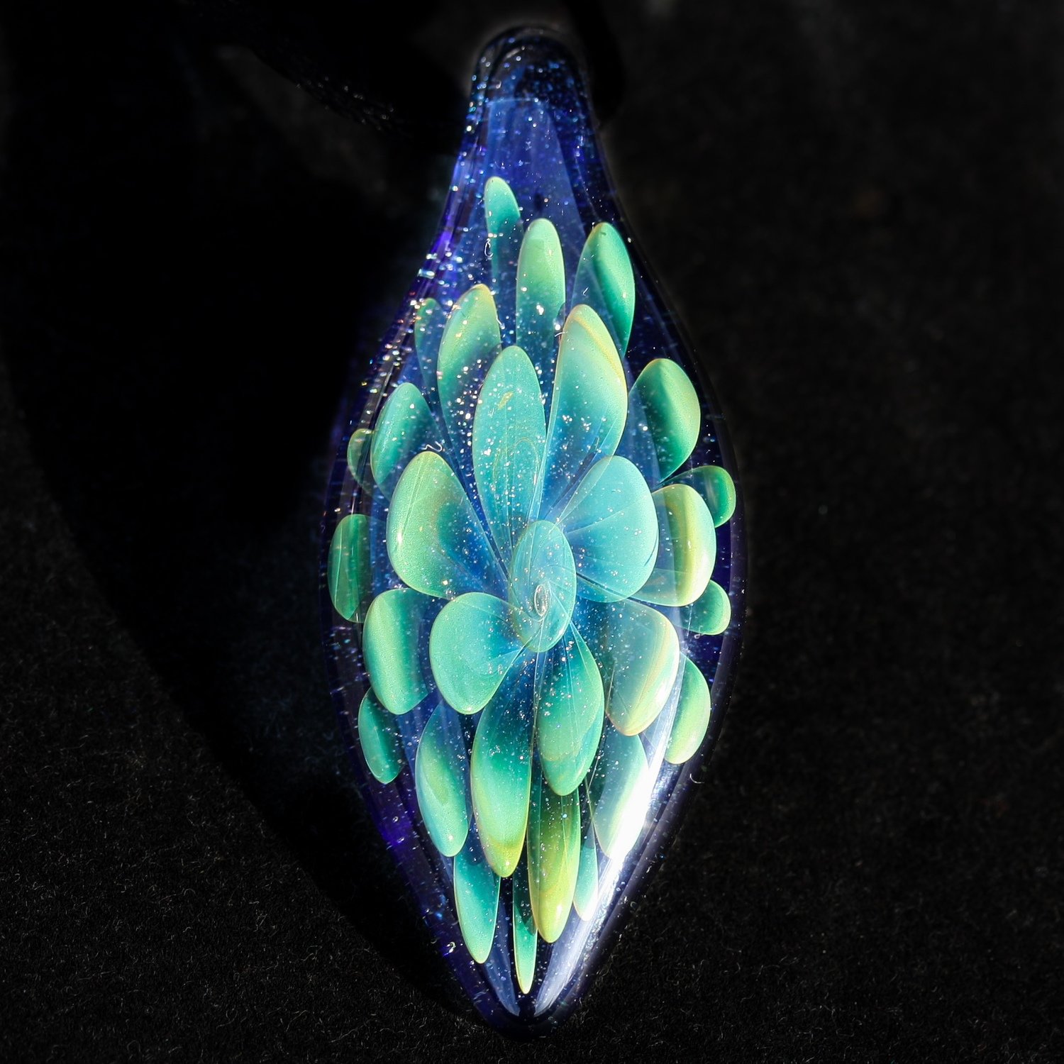 Translucent Green Sparkle