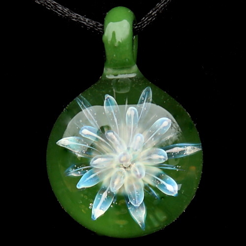 Anemone over Emerald Green