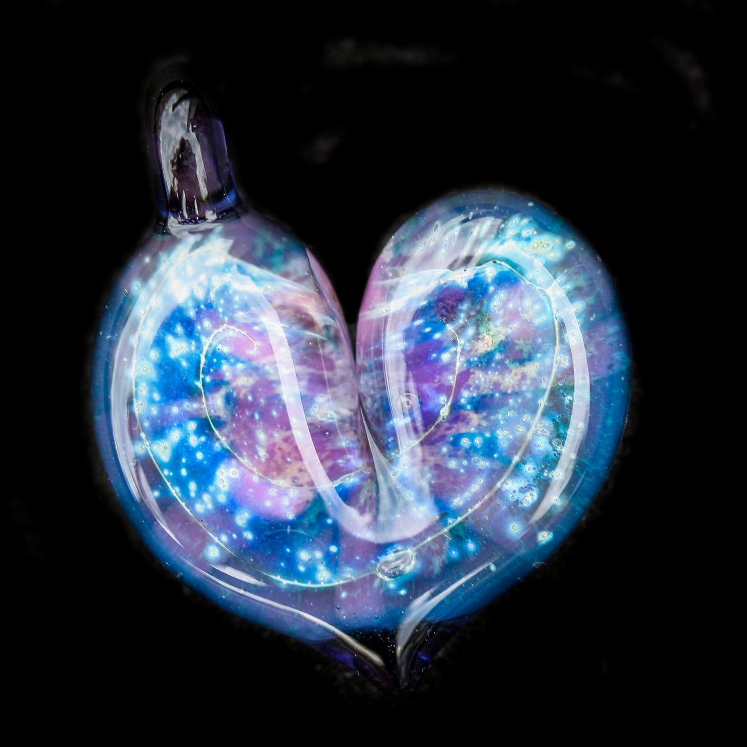 Purple Space Heart