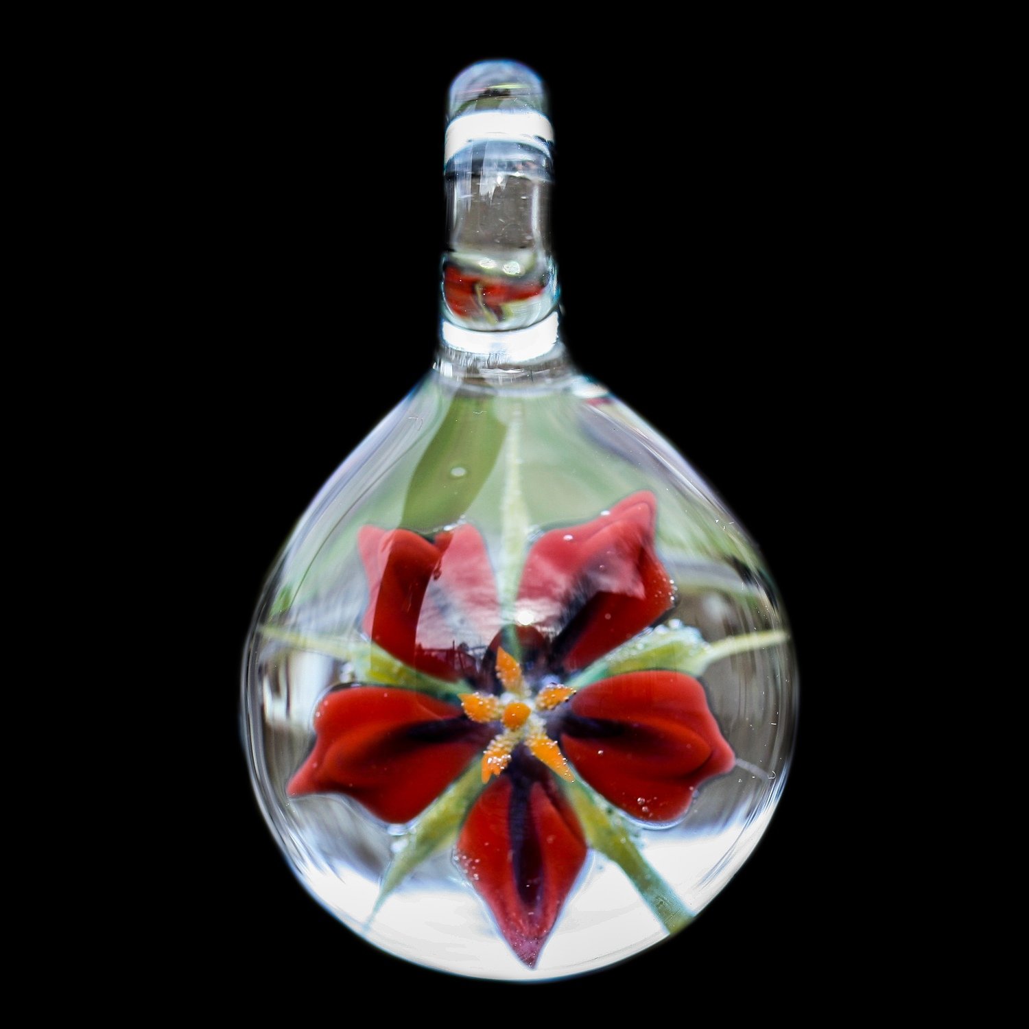Red Flower with Clear Background
