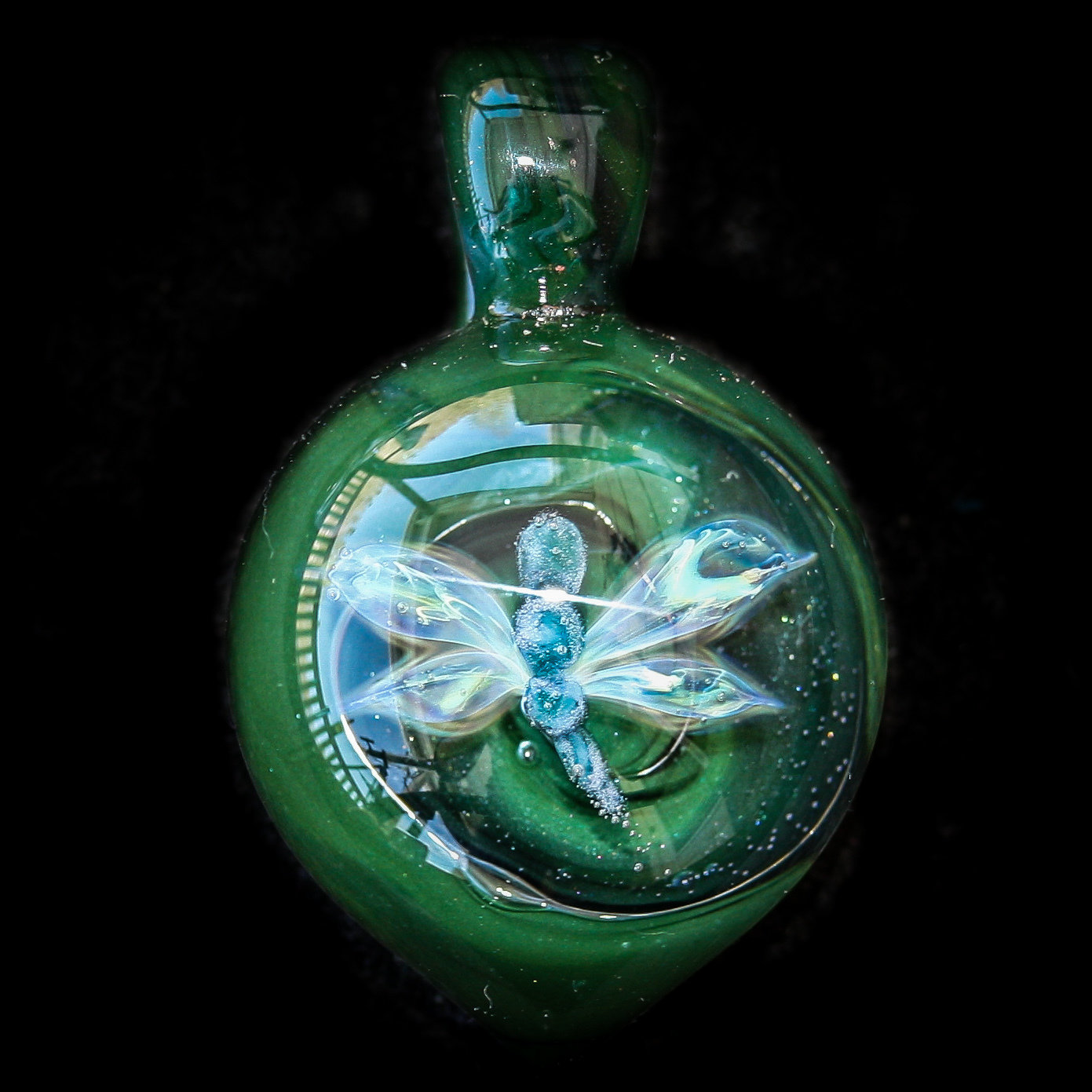 Dragonfly over Emerald