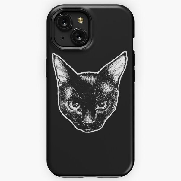 BLAKE CAT PATTERN IPHONE CASE