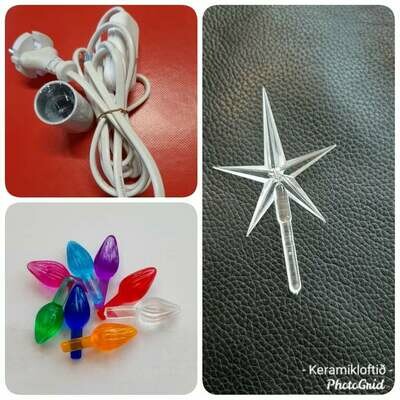 Aukahlutir fyrir Jólatré