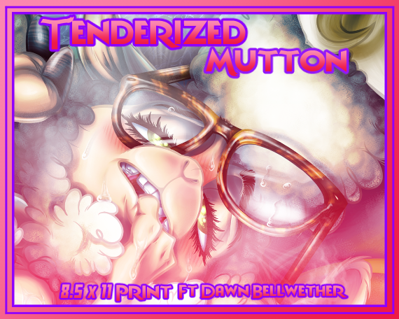 Tenderized Mutton (Dawn X Vernon) 8.5 x 11 Print