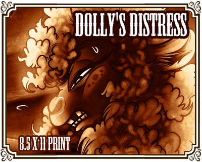 Dolly&#39;s Distress Print 8.5 x 11in