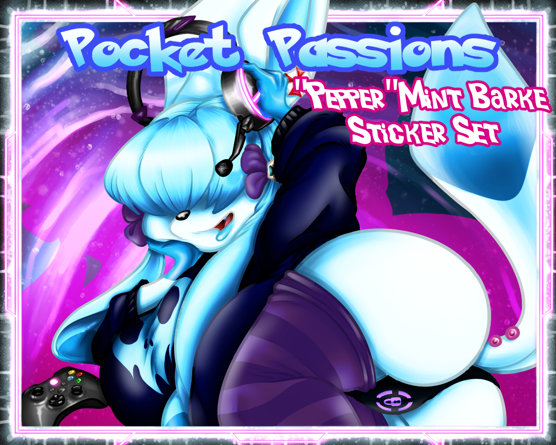 Pocket Passions; Peppermint Barke Sticker Set