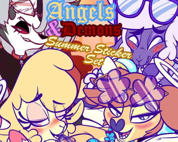 Angels and Demons Summer 2023 Sticker Set
