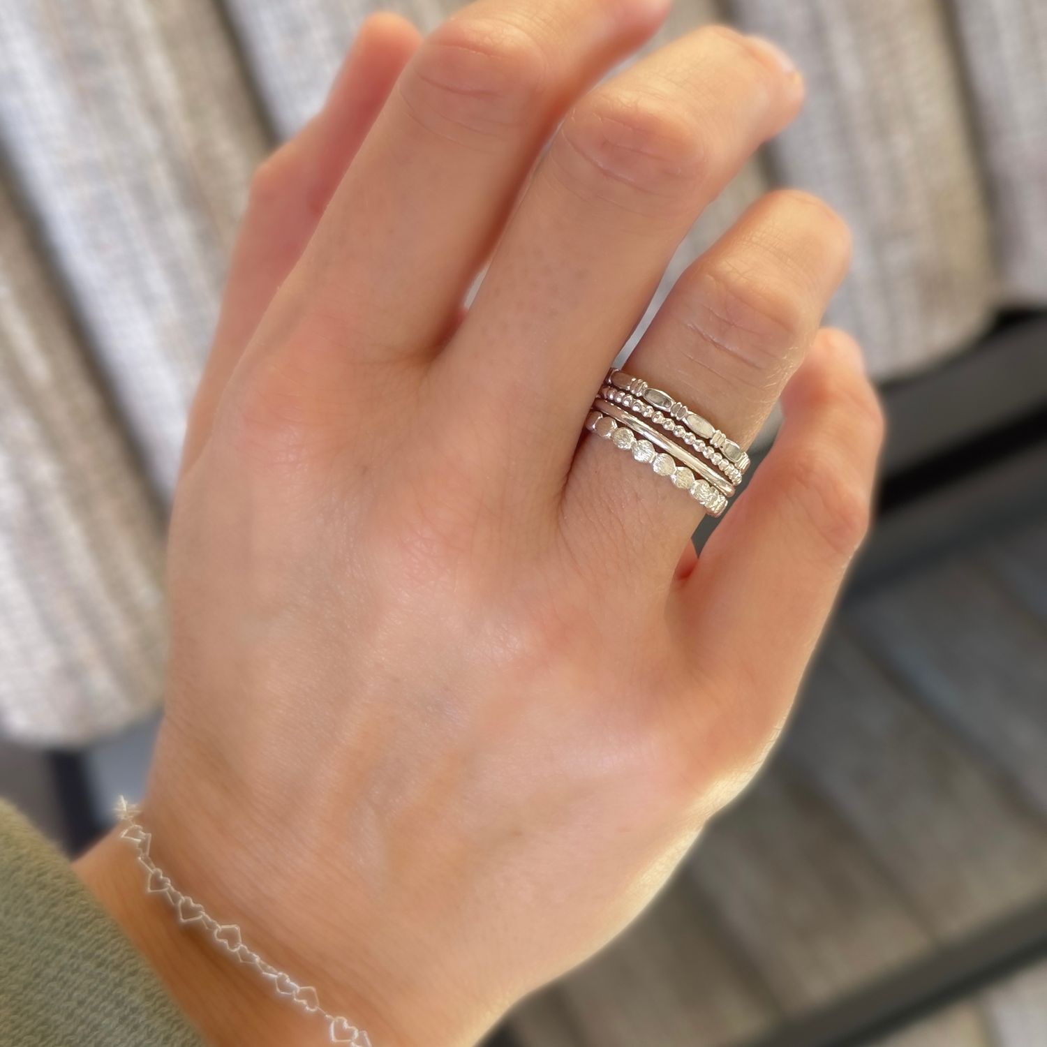 sterling (set van 4 ringen)