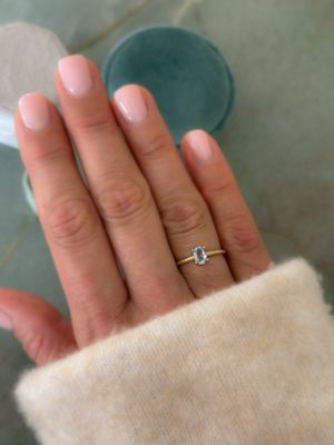 Lollipop ring ovaal