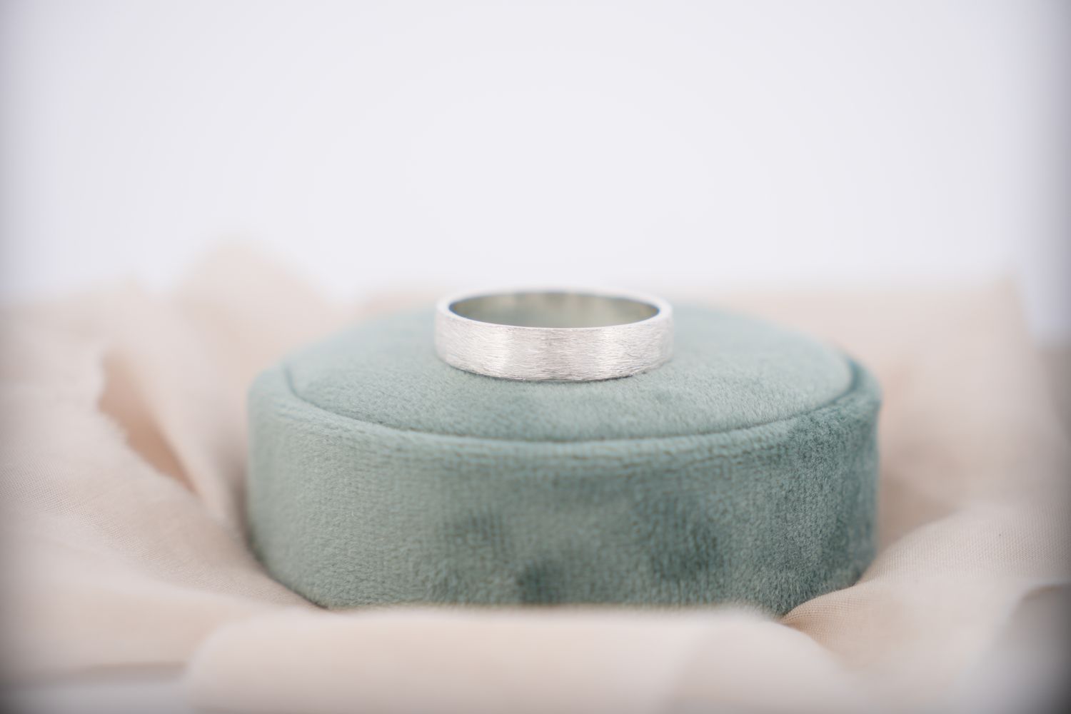 The Straight ring zilver