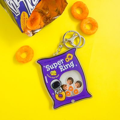 SUPER RING SHAKER KEYCHAIN