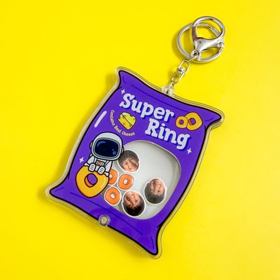 SUPER RING SHAKER KEYCHAIN