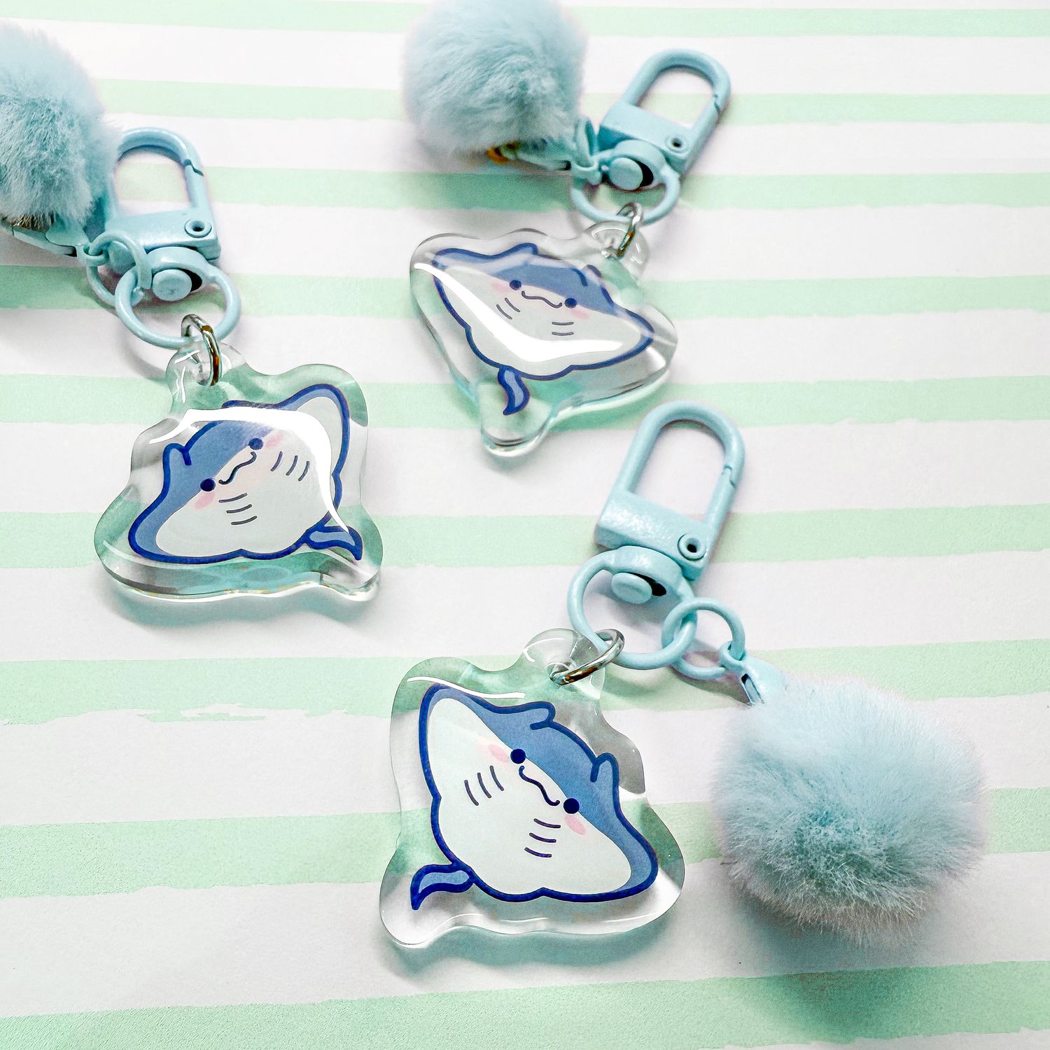 (RAY) MINI FRIENDS KEYCHAIN