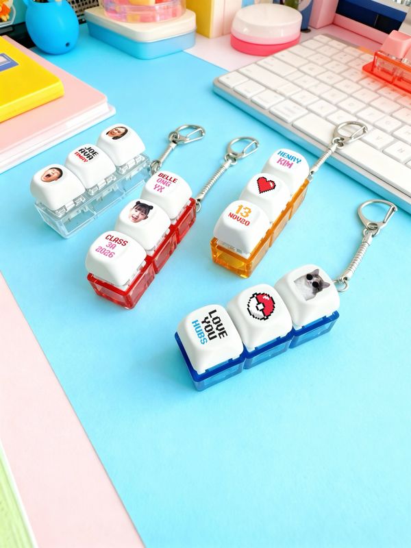 Customised Keycap Keychains