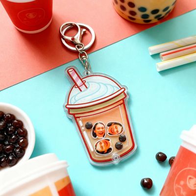 BOBA TEA SHAKER KEYCHAIN