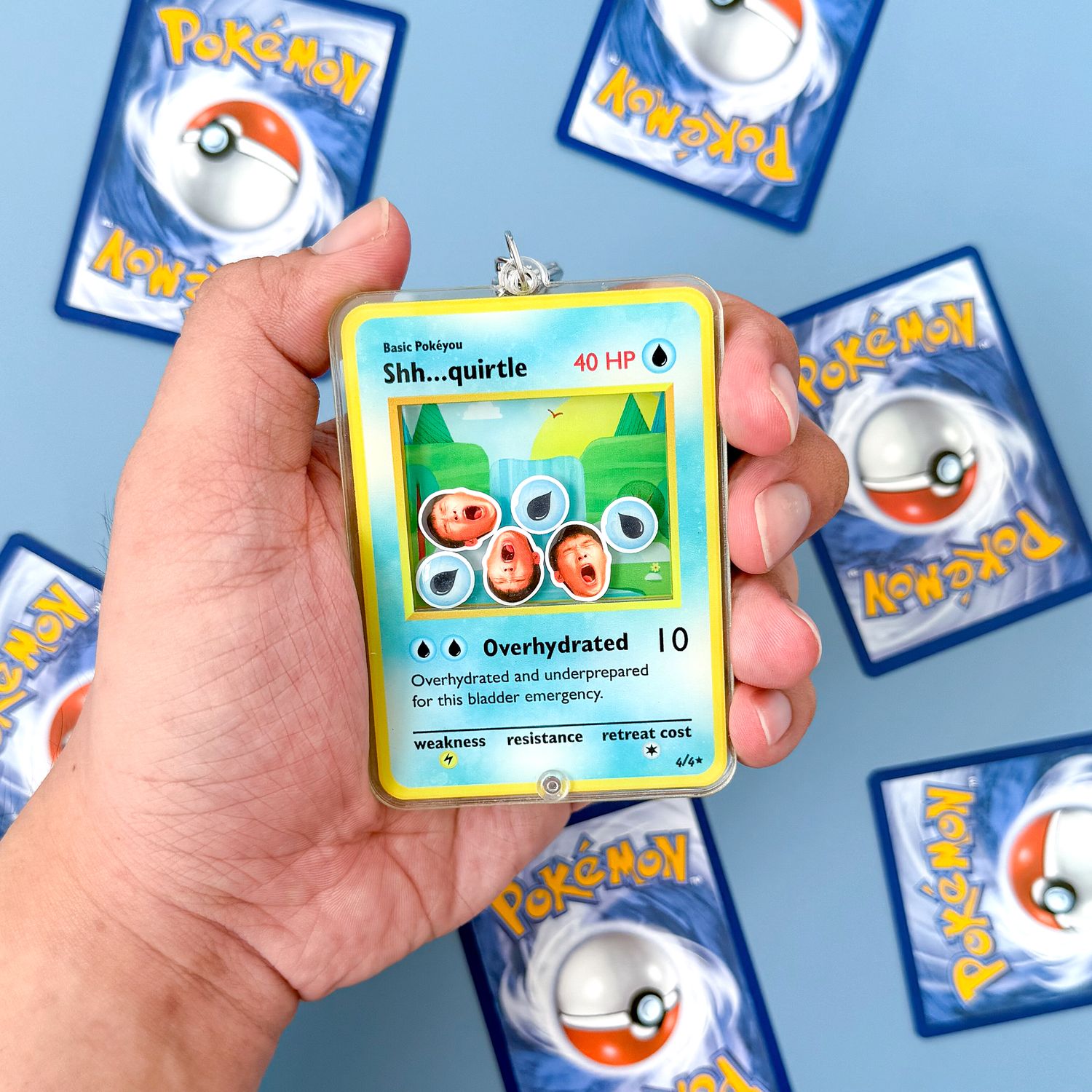 SHH...QUIRTLE SHAKER KEYCHAIN